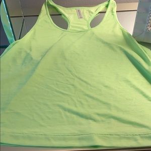Neon work out tank loose fitting